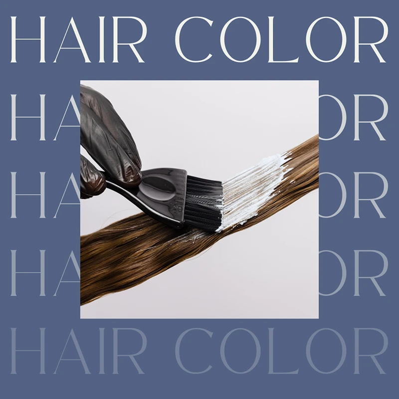 SRQ Couture Hair Salon And Spa Services - Hair Color Services - Colorist applying dye to hair